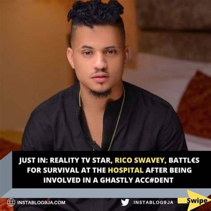 
Photo Of Rico Swavey Battling For Life After Ghastly Accident Surface 